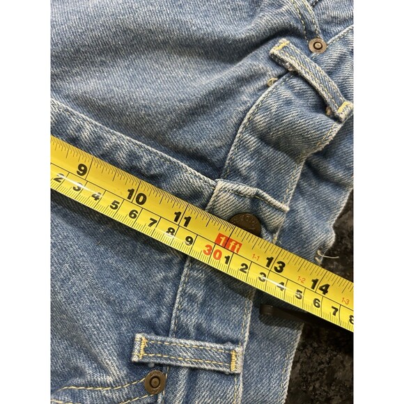 Vintage Lee Riders High Rise Tapered Zipper Leg Detail Size Vintage 16 Waist 30 - Picture 6 of 10